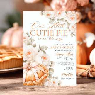 Convite para Arco Floral Cutie Pumpkin