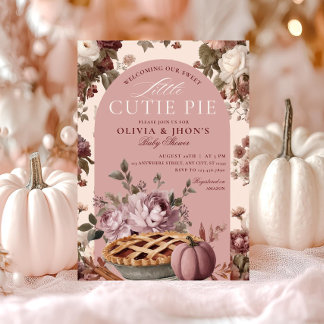 Convite para Arco Floral Cutie Pumpkin