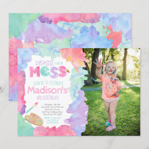 Convite para Art Birthday