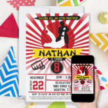 Convite para artes marciais Jiu Jitsu