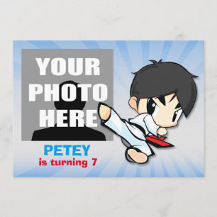 Convite para artes marciais - PERSONALIZADO