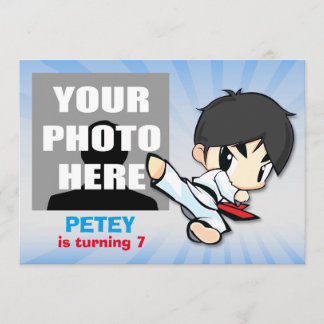 Convite para artes marciais - PERSONALIZADO