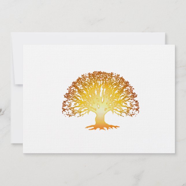 Convite para Árvore Brilhante (Frente)