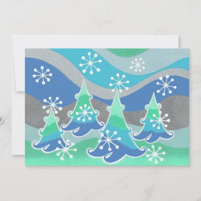 Convite para árvores de inverno (Frente)