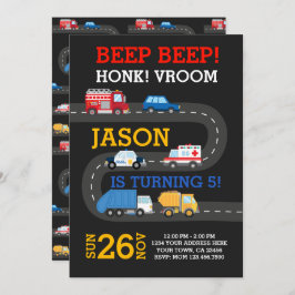 Convite para Automóveis de Cidades, 100% personali