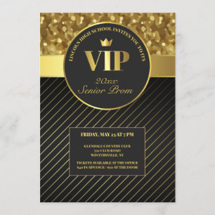 Convite para Baile de formatura VIP