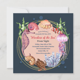 Convite para Baile Wonders of the Sea