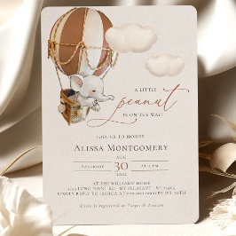 Convite para balão de ar quente de elefante