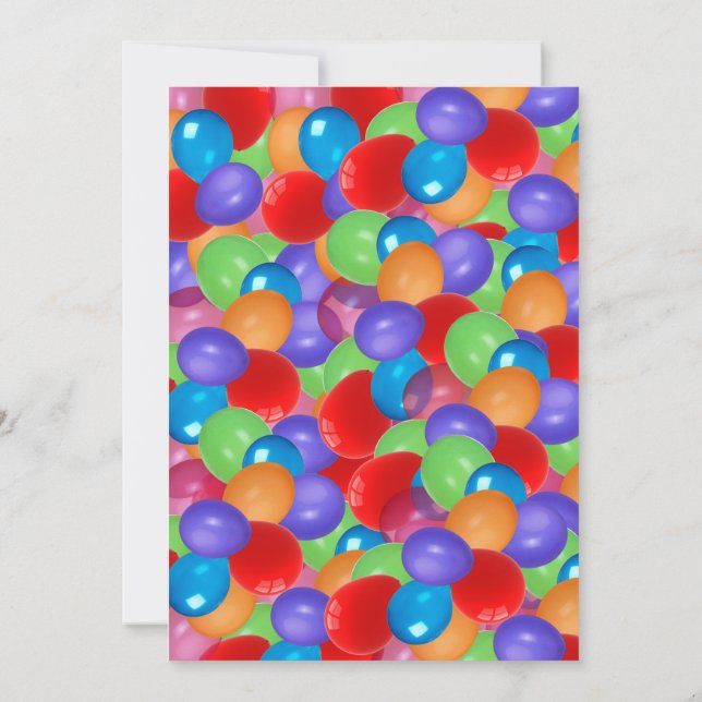 Convite para balões (Verso)