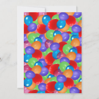 Convite para balões