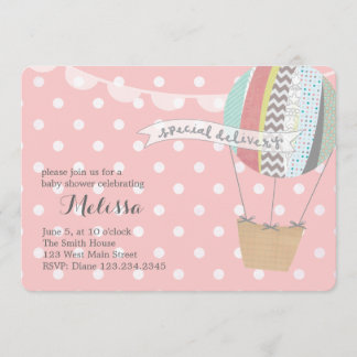 Convite para Balões de Ar Quente