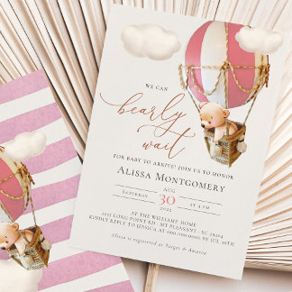 Convite para Balões de Ar Quente