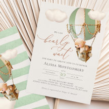 Convite para Balões de Ar Quente