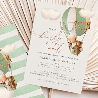 Convite para Balões de Ar Quente