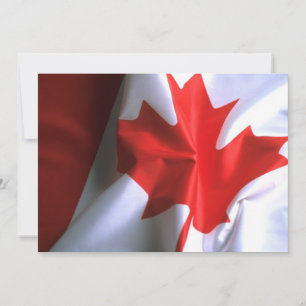 Convite para bandeira canadense