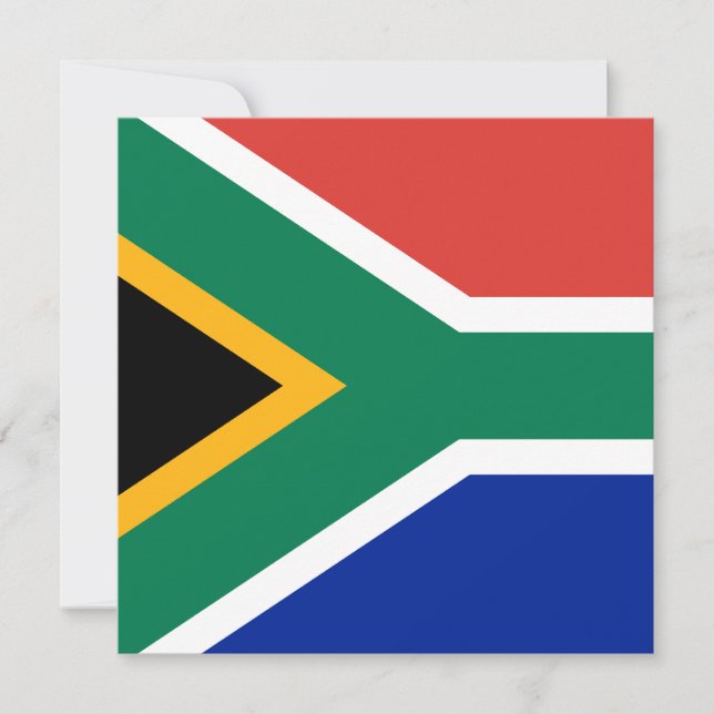 Convite para Bandeira da África do Sul (Frente)