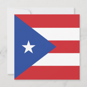 Convite para bandeira de Porto Rico