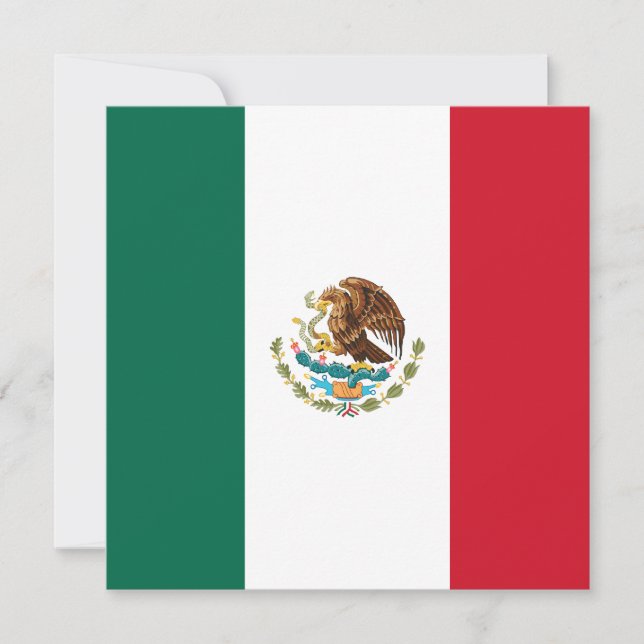 Convite para Bandeira do México (Frente)