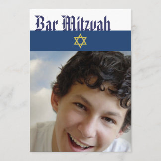 Convite para Bar Mitzvah