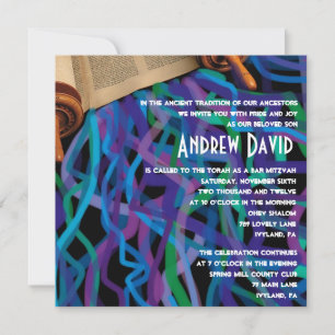 Convite para Bat Mitzvah, Bar de Torah