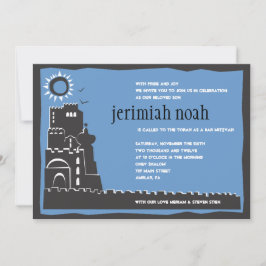 Convite para Bat Mitzvah, Bar Israel da Parede Oci