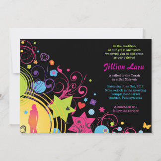 Convite para Bat Mitzvah, Bat Bright, de ENERGIA
