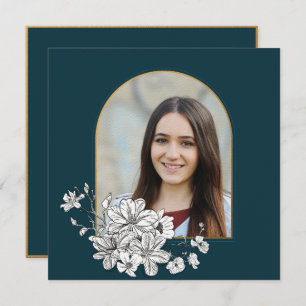 Convite para Bat Mitzvah, Foto Elegante