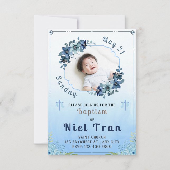 Convite para Batismo (Frente)