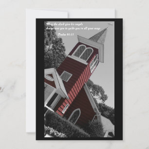 Convite para Batismo da Igreja Vermelha
