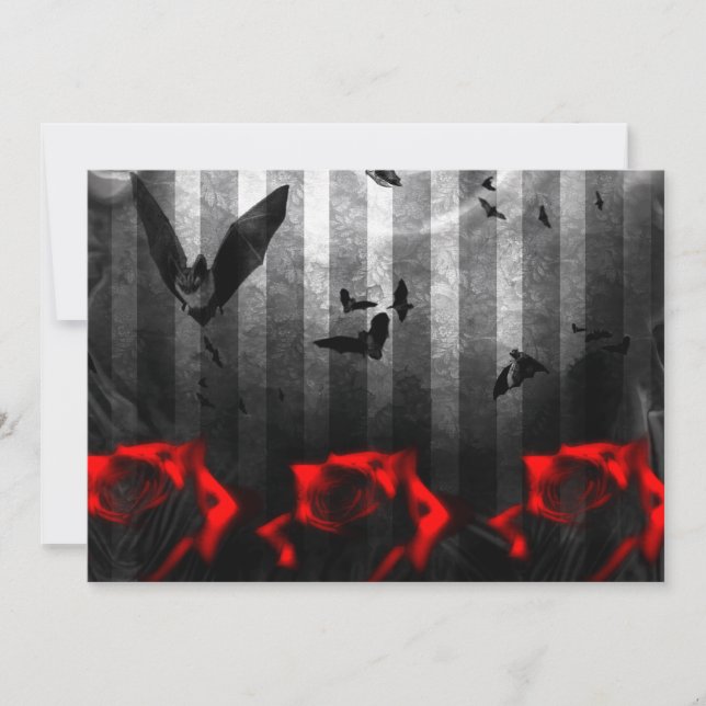 Convite para Bats e Rosas (Frente)