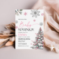 Convite para bebê de inverno, Chá de fraldas