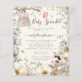 Convite para Bebê Vintage Namorada