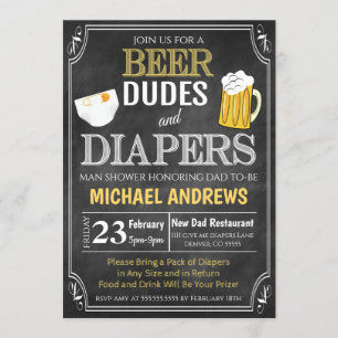 Convite Para Bebês Chá