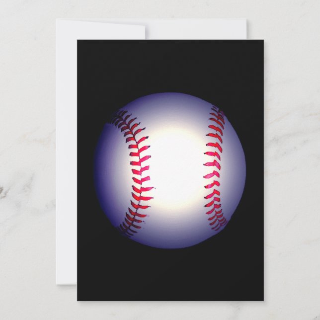 Convite para beisebol (Frente)