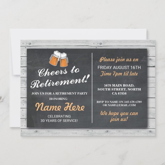 Convite para Bicicletas de Madeira de Cerveja de F (Frente)