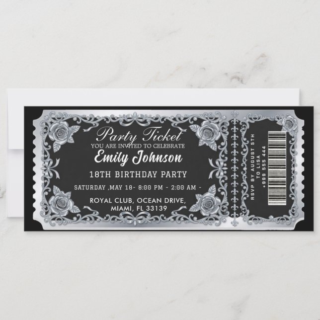 Convite para Bilhete de Festa 2026 (Frente)