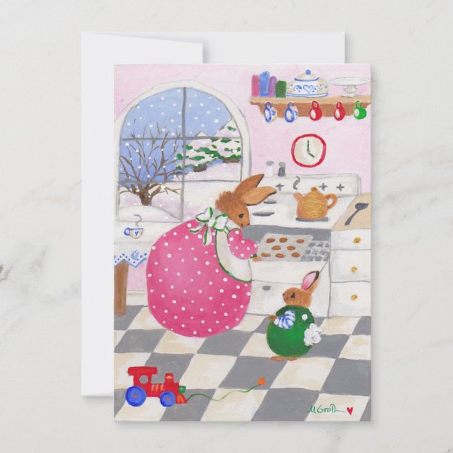 convite para biscoitos cozinhados (Frente)