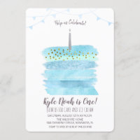 Convite para Bolo de Primeiro primeiro aniversario