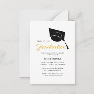 Convite para Bonés de Formando de Graduação 2025