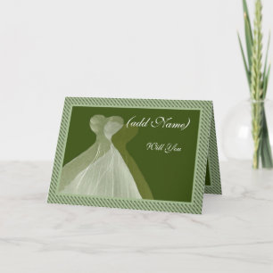Convite para Bridesmaid - Palhaços de Sage & Oliv