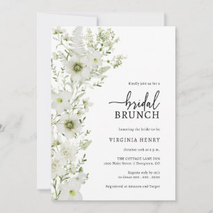 Convite para Brunch de Noiva com Verdejante