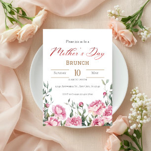 Convite para Brunch do Dia das Mães