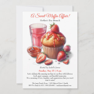 Convite para Brunch do Dia das Mães – Assunto Muff