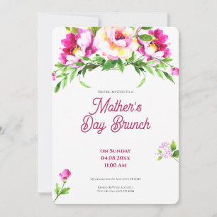 convite para brunch no dia das mães