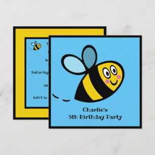 Convite para Bumblebee ocupado personalizado