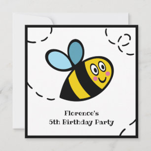 Convite para Bumblebee ocupado personalizado