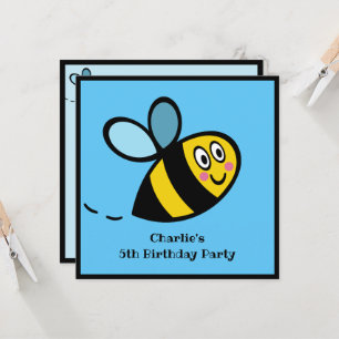 Convite para Bumblebee ocupado personalizado