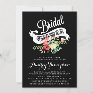 Convite para Buquê Floral Bridal e Chá de Banner