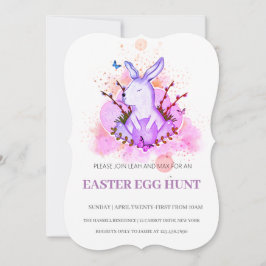 Convite para Caça de Ovo em Brunch páscoa