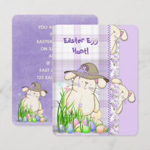 Convite para Caça-Ovos de Páscoa
